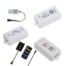 The New 5-12v For WS2801 WS2811 WS2812B SK6812 ws2815 Magic Lights LED Pixel Strip Bluetooth wifi controllers colorful2 1000pixe