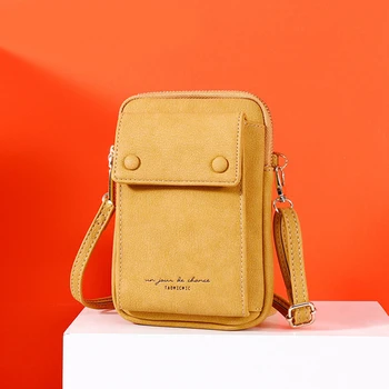 

Phone Bag Women's Wallet Leather Fashion Shoulder Bags Long Clutch Multi-function Wallets Solid Large Capacity Zipper Coin Purse