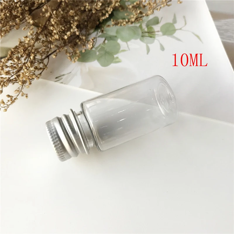 1pc 10 20ml Empty Plastic Bottle Cosmetic Containers Glass Sample Bottle With Cap Makeup Refillable Bottles 4