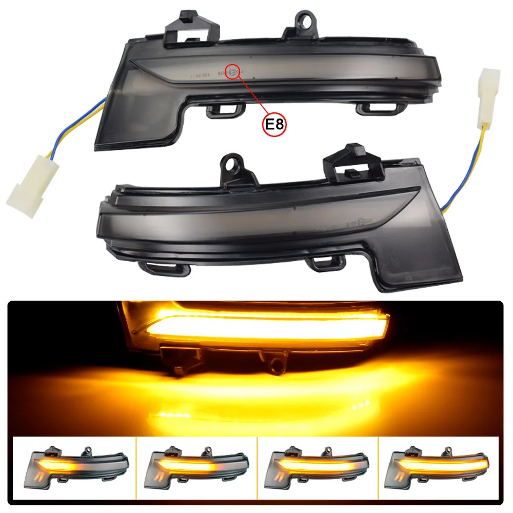 

LED 2 pcs Side Wing Flowing Blinker Startup Breath Repeater Light For Skoda Octavia Mk3 5E 2013 2014 2015 2016 2017 2018 2019