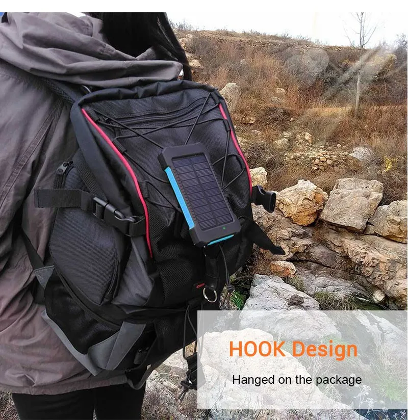 Hot 30000mAh Power Bank Solar Charger External battery Charger Waterproof Solar Powerbank for Smartphone with LED Light Hot 30000mAh Power Bank Solar Charger External battery Charger Waterproof Solar Powerbank for Smartphone with LED Light