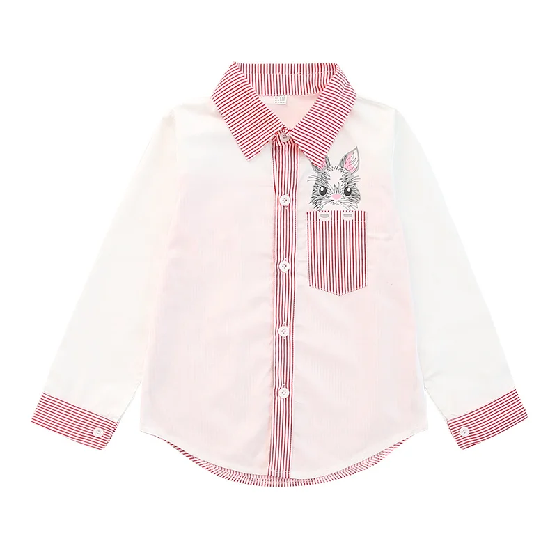 Хлопковые блузки для девочек; повседневные рубашки с длинными рукавами и принтом с героями мультфильмов; одежда для маленьких детей; топы для девочек; Vestidos; для 6, 8, 10, 12 лет