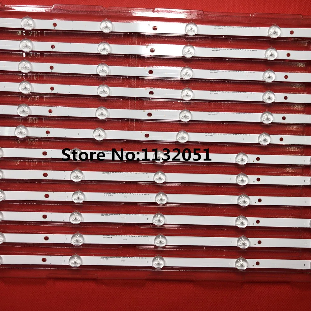 1215mm LED Backlight strip 14 Lamp For SAM SUNG LCD TV UA60F6088AJ 2013SVS60 3228N1 B2 L07 REV1.5 LM41-00001L LM41-00001M