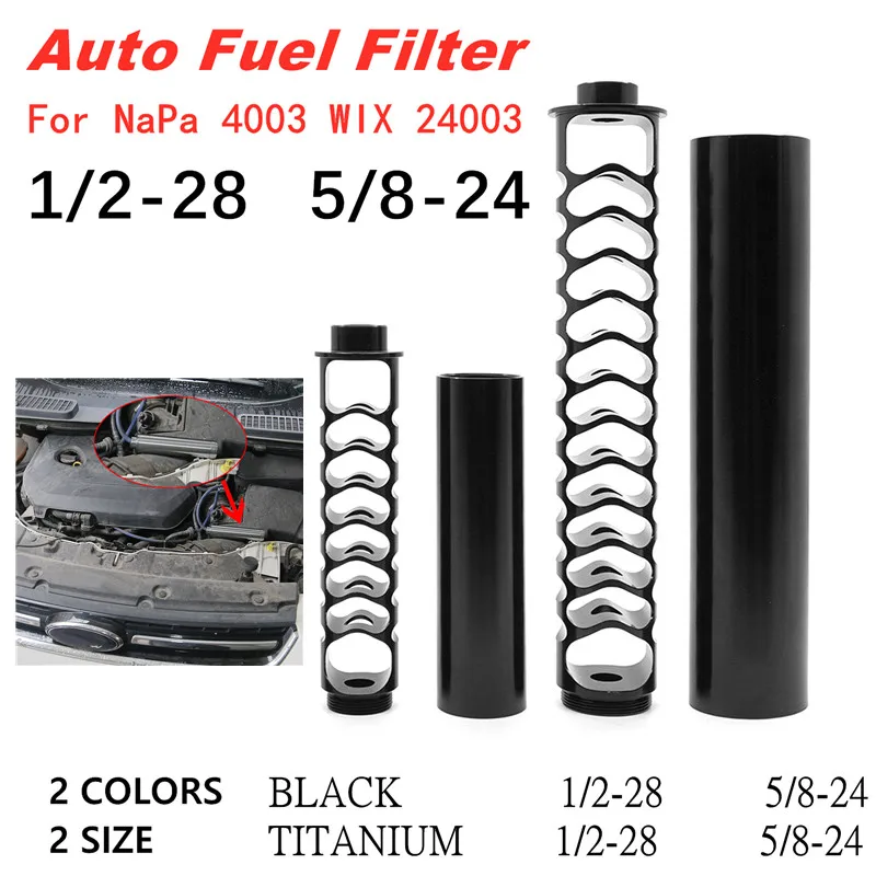 

Fuel Filter 1/2-28 4/8-24 6/10 Inch Auto Modification for NaPa 4003 WIX 24003 Engine Fuel Accessories