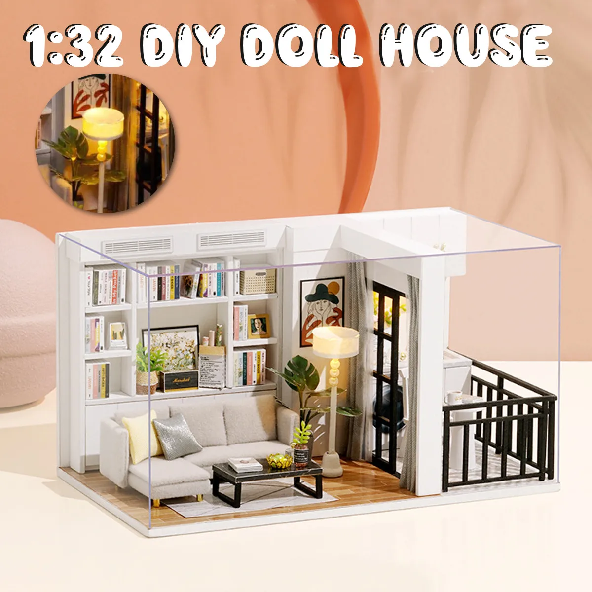 Genki Room Set DIY 3D Miniature Room