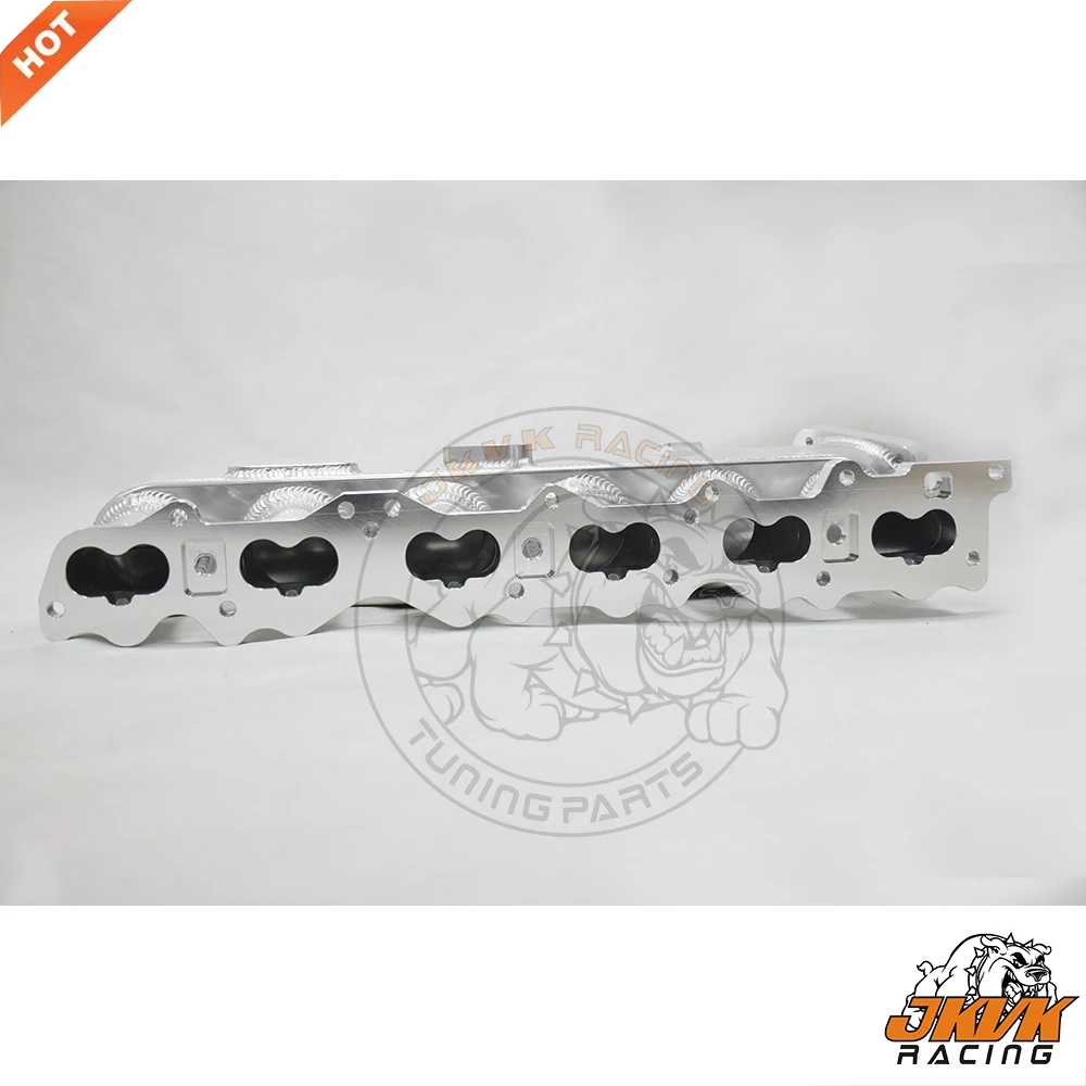 JKVK RACING Billet 흡기 매니 폴드 RB25 RB25DET 엔진 용 90mm 스로틀 알루미늄 바디 성능 흡기 매니 폴드 키트