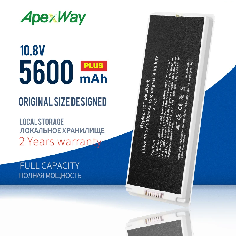 Аккумулятор для ноутбука Apple A1185 MA566 10 8 В 13 дюймов A1181 MA472 MA701 MA472B/A MB063B/A MB404J/A MB404X