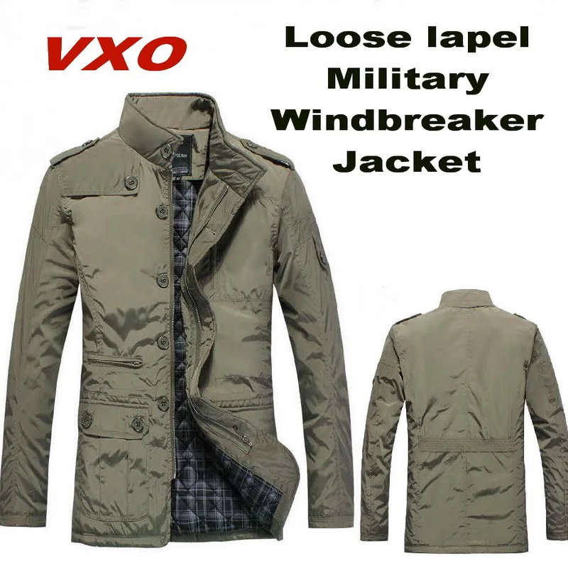 Мужской зимний Тренч, мужская Тонкая хлопковая верхняя одежда, теплое пальто, свободная ветровка с отворотом, мужская куртка