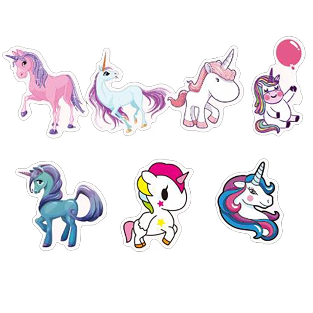 10/30/50PCS Cute Unicorn Waterproof Stickers Car Motorcycle Travel Luggage Phone Guitar Laptop Classic Toy Kid Cool Sticker Gift 5