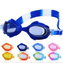 Горячая очки Дельфин дети плавательные очки мультфильм кукла плавательные очки дети Анти-туман водонепроницаемые очки