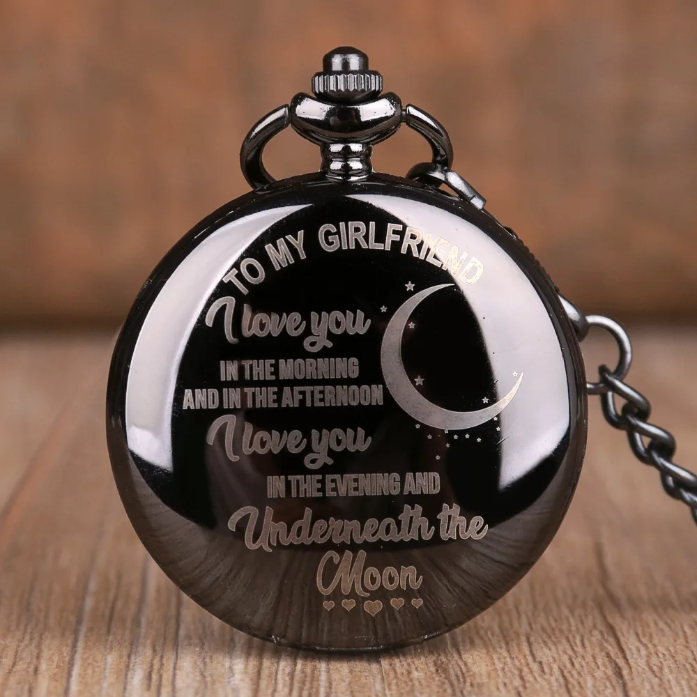 To-My-Girlfriend-Design-Gift-Quartz-Pocket-Watch-Smooth-Black-Pendant-Watch-Collection-Present