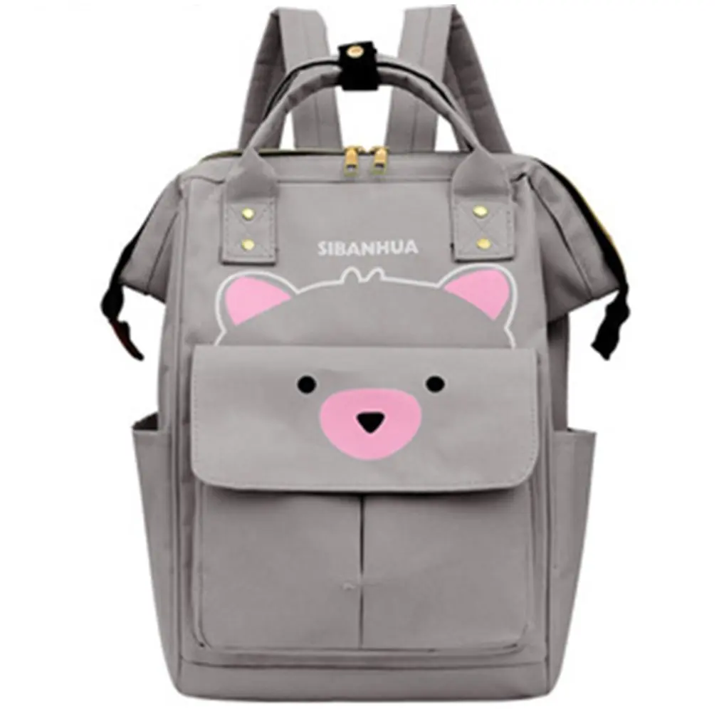 Mummy Bag Multi-Function Large Capacity Mother Tow Bag Fashion Handbags Pregnant Women Travel Shoulders Mother And Baby Bag - Цвет: lihgt gray