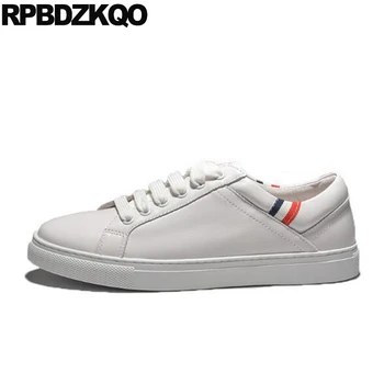 

casual genuine leather latest round toe leisure white breathable trainers sneakers ladies beautiful flats shoes mesh lace up