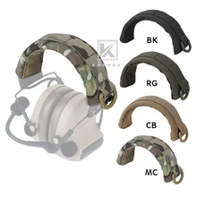 KRYDEX Modular Headphone Stand Protection Cover Tactical Headband Earmuff Headset Stand MOLLE Protection Case For HOWARD PELTOR