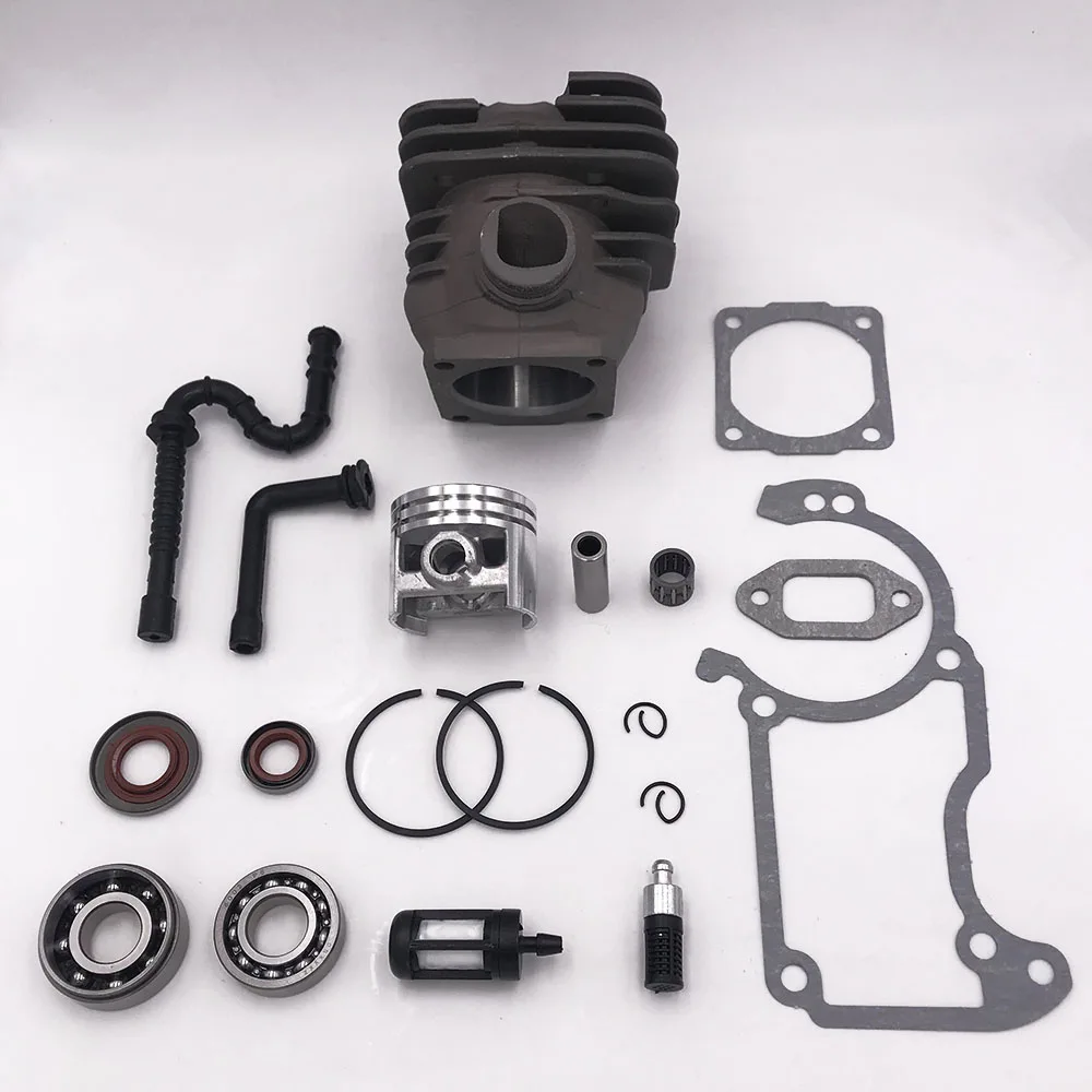 

Cylinder Piston WT Gasket Oil Seal Bearing For STIHL CHAINSAW 024 MS240 42mm