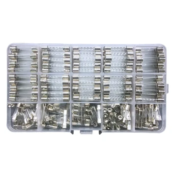 

250Pcs Blow Glass Tube Fuse Assorted Kit Amp 250V 1A-20A Fuse