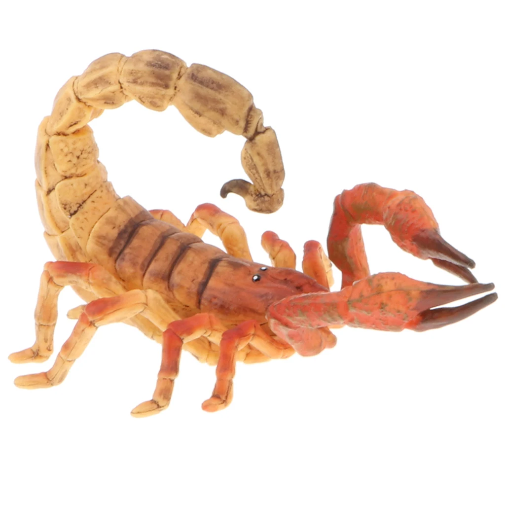 Realistic Scorpion Figurine Wildlife Animal Figures, Easter Eggs Cake Toppers Christmas Birthday Gift Party Favors