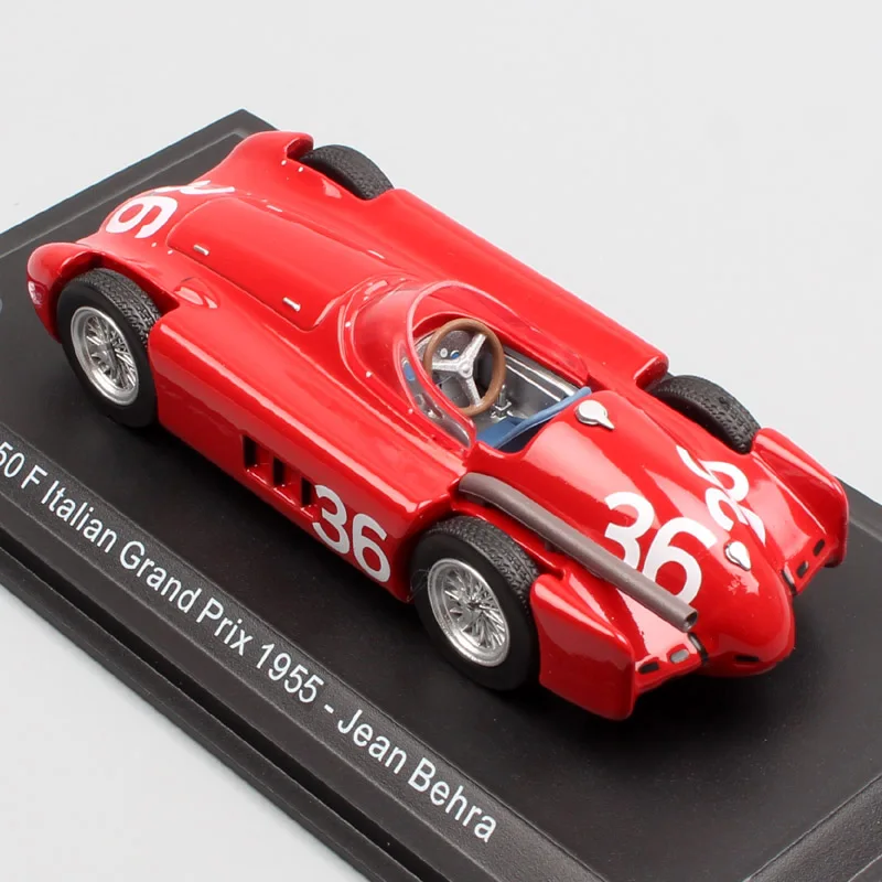 1/43 масштабная игрушка винтажный мини LEO 250 F итальянский Grand Prix 1955 No#36 Jean Behra спортивный гоночный Diecasts& toy Vehicles модель автомобиля