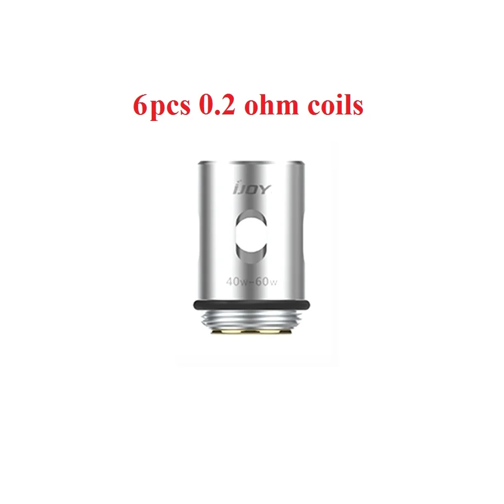 IJOY Jupiter 70W Pod Комплект 0,6/0,96 Ом сетка катушка RBA катушка 5 мл Pod дюймов TFT экран электронная сигарета Vapor Vs Vinci X Mod комплект - Цвет: 6pcs 0.2ohm coils