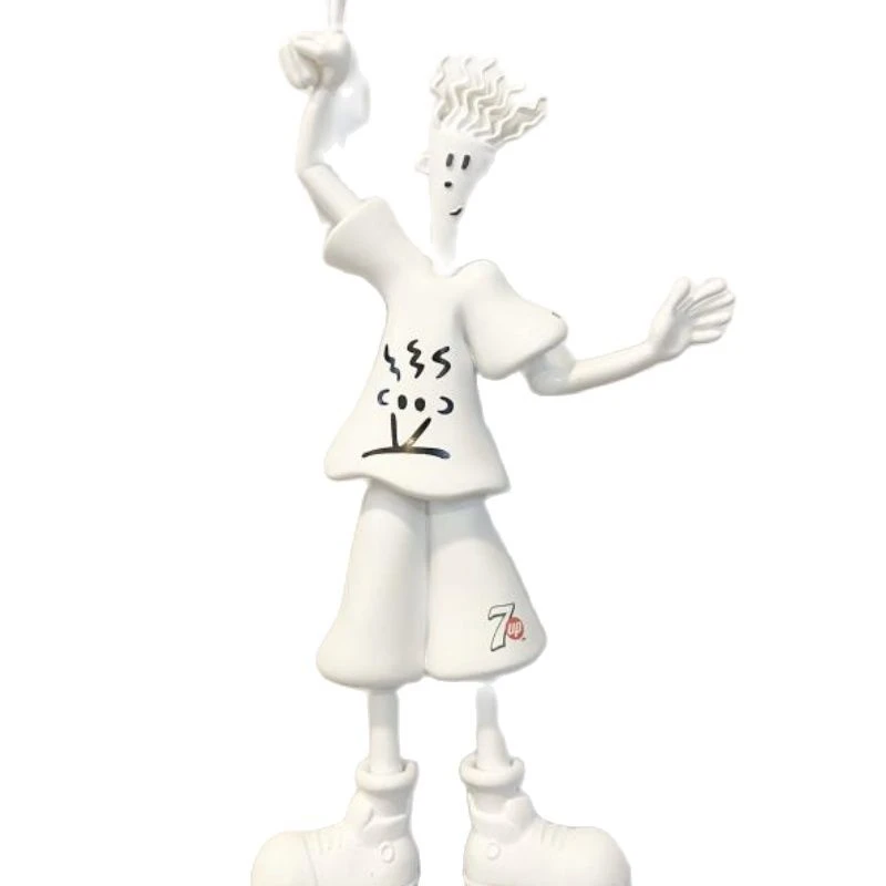 HEDY Collaboration Qixizi Trendy Tide Brand Decoration Sculpture Cartoon 7UP Doll Collection Cute Christmas |
