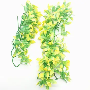 

Artificial Water Grass Fish Snake Reptile Tank Aquarium Plant Leaf Decoration