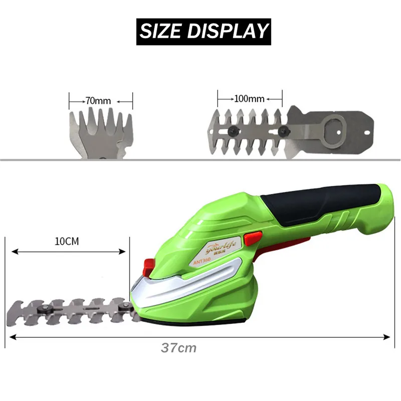 Портативная электрическая газонокосилка Беспроводная газонокосилка перезаряжаемый Триммер Инструменты для обрезки садовые электроинструменты секатор машина