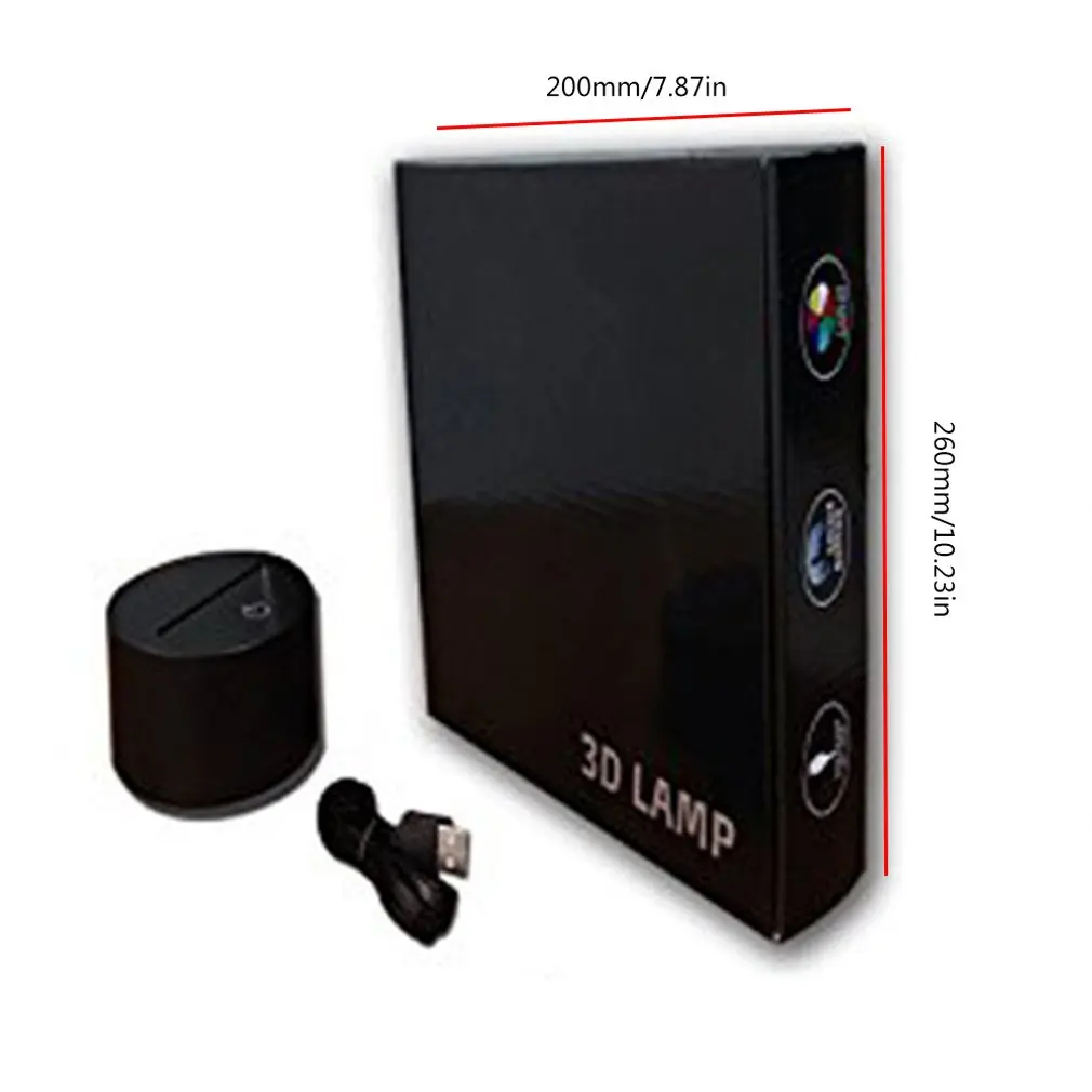 Акриловый материал красочный 3D ночной Светильник креативный электронный светодиодный Ночной светильник в форме мотоцикла ночной Светильник