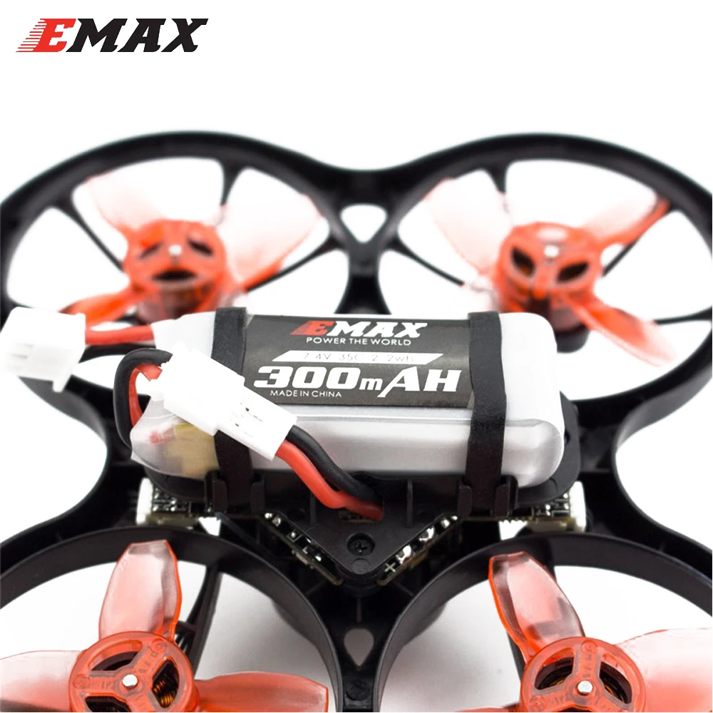 RC батарея, Emax 7,4 V 2S 300MHA 35C 2.2wh литий-полимерный аккумулятор для Emax TinyhawkS/Мини FPV гоночный Дрон