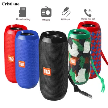 

Mini Bluetooth Speaker TG1117 Bluetooth Outdoor Speaker Waterproof Portable Wireless Speaker Supports TF Card FM Radio Speaker
