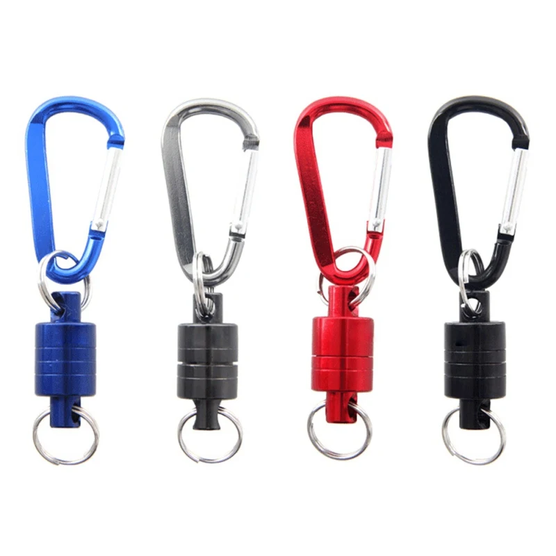 

Strong Magnetic Carabiner Portable Outdoor Fishing Mountaineering Release Lanyard Strong Train Release Buckle