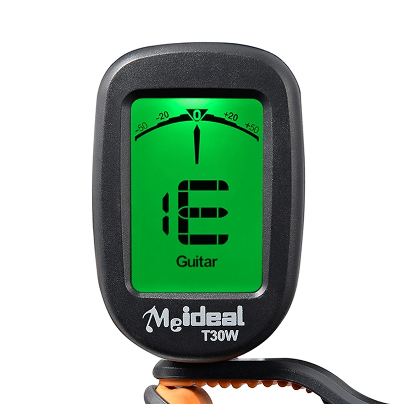 Meideal тюнер клип на для бас гитары Скрипка укулеле банджо большой LCD высокой