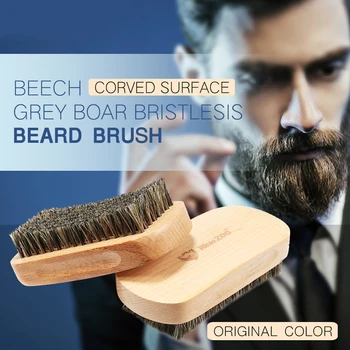 

HANDMADE Men Mustache Facial Hair Grooming Brush Growth Soften Beard Balm Cream