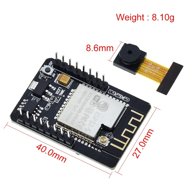 ESP32-CAM WiFi + Bluetooth Module Camera Module Development Board ESP32 with Camera Module OV2640 2MP For Arduino - Image 4