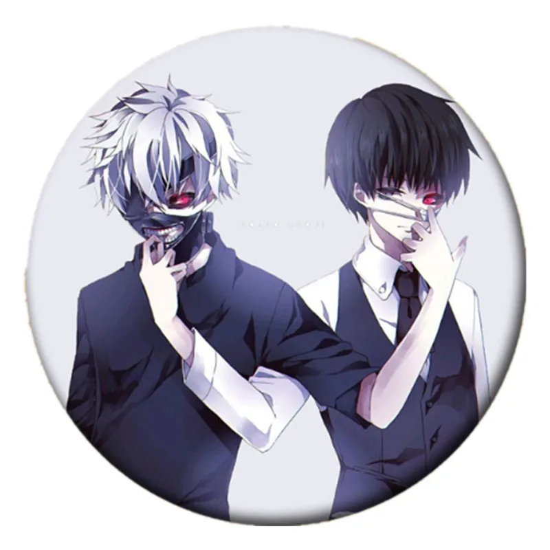 naruto outfits Free Shipping Anime Tokyo Ghoul Enamel Pin Figure Cosplay Badge Backpack Icon Button Cartoon Brooch Accessories Gifts plus size halloween costumes Cosplay Costumes