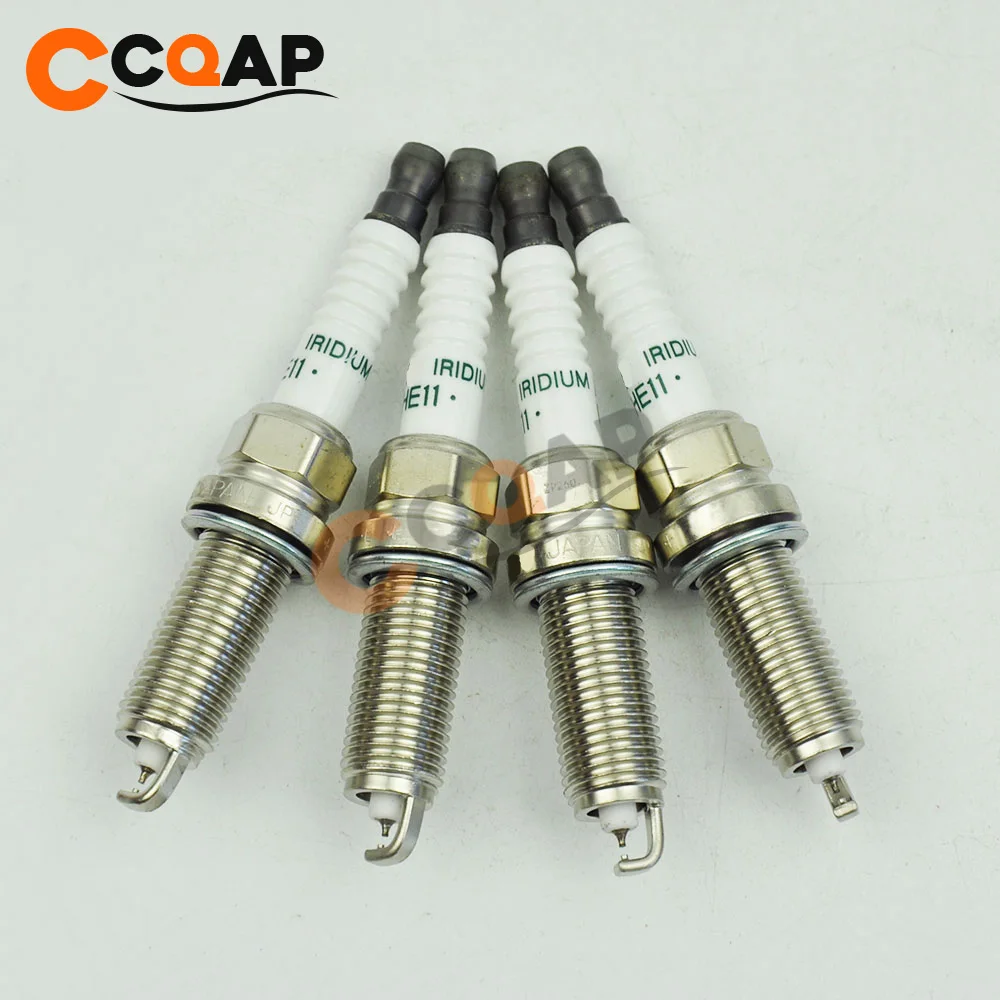 4pcs Dual Iridium Spark Plug 22401 ED71B FXE20HE11 For Nissan Versa