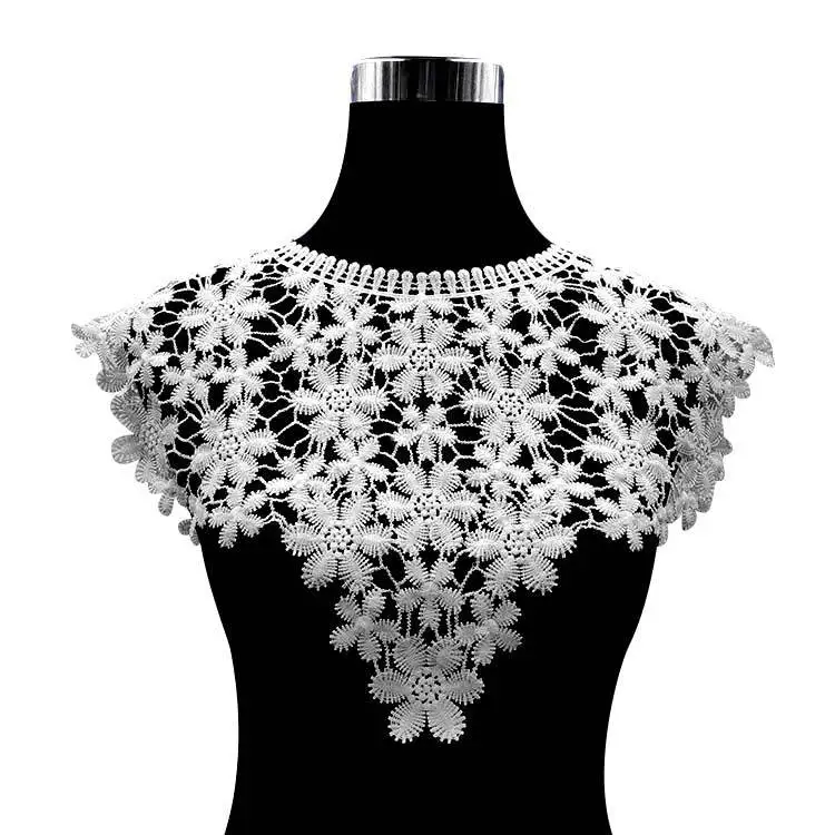 

embroidery neck collar diy fake detachable collars water-soluble women corsage three-dimensional lace accessories