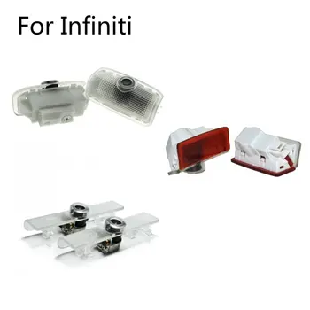 

2X car led Door Light Projector Logo Lights Ghost Welcome Light For Infiniti g35 g37 fx35 fx37 f50 q50 q70 qx56 qx60 qx50 ex35