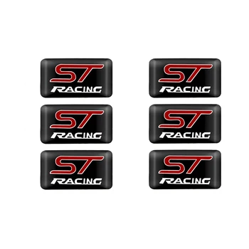 

Car styling 50Pcs ST RACING MOTOR SPORT Decorative Badge Car Stickers for FORD FOCUS 2 Focus 3 Mondeo Fiesta Kuga MK2 MK3 MK4