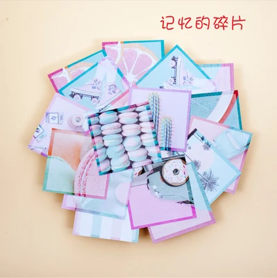 Милый блок стикеров для заметок в упаковке INS Memo Note Kawaii Sticky Note Diy Скрапбукинг наклейка Bullet Journal канцелярский школьный офисный блок - Цвет: 3