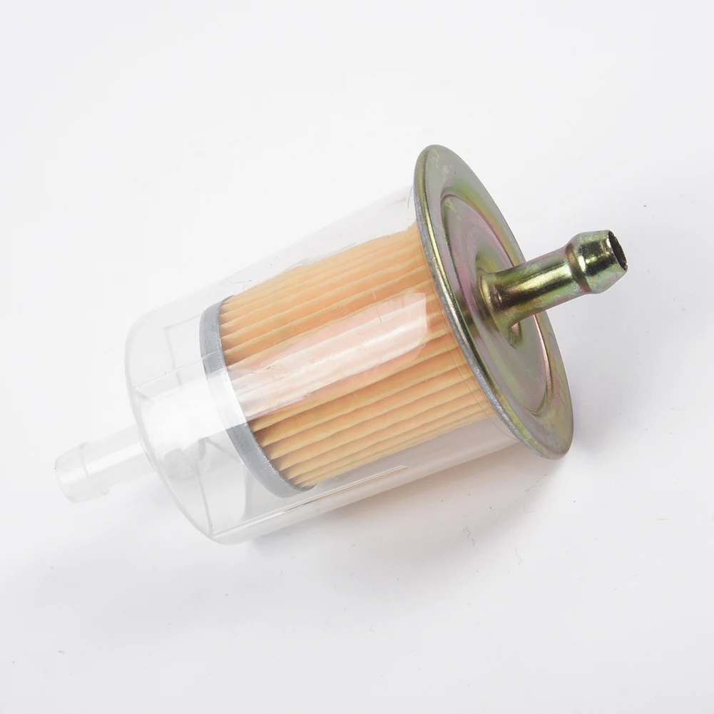 Universal Petrol Inline Fuel Filter LARGE Car Vehicles Parts Fit 8mm Pipes