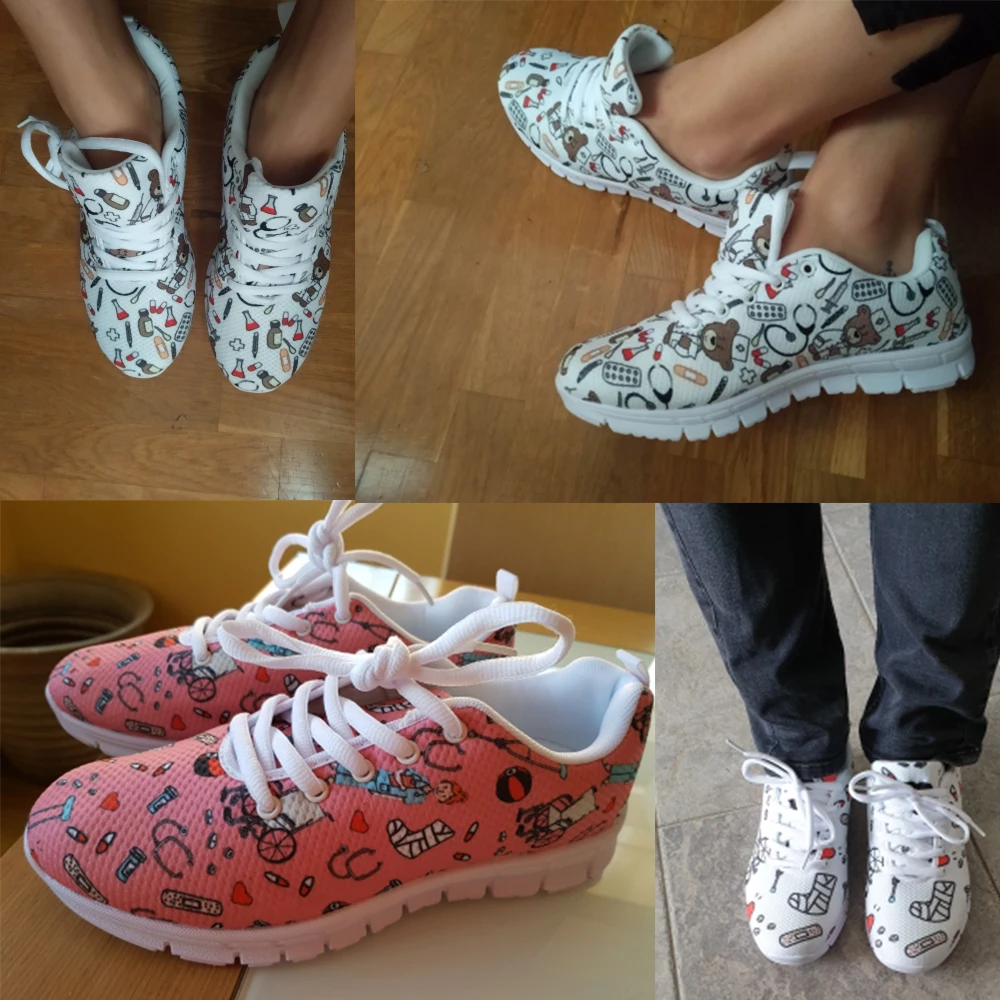FORUDESIGNS/Polynesian Aloha/женские кроссовки на плоской подошве с цветочным узором