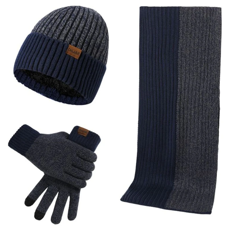 chapeau écharpe ensemble de gants