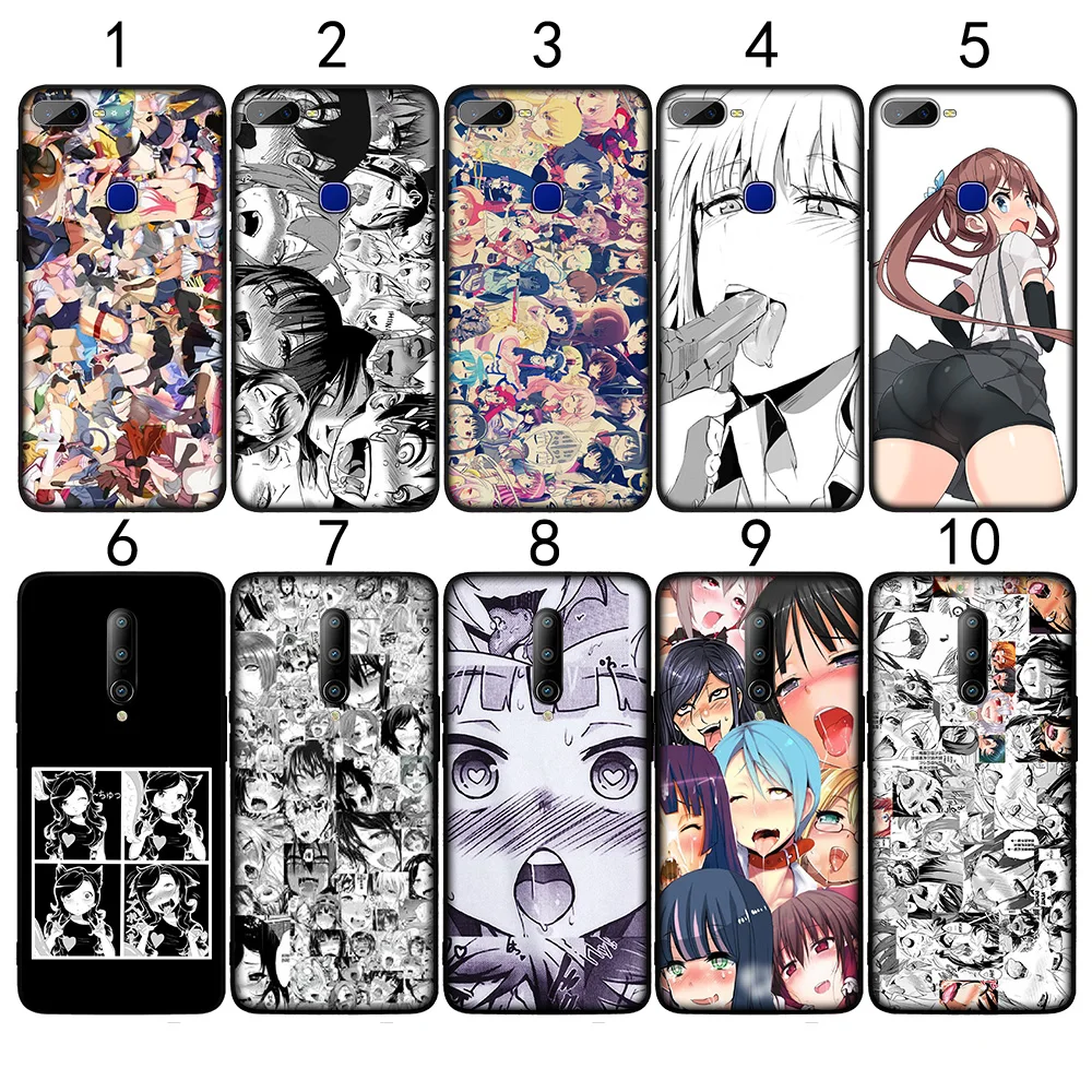 Мягкий чехол LS47 с милым аниме Ahegao для Realme 2 3 5 5i 5s 6 6i 7 7i 8 C2 C3 C11 C12 C15 C17 C20 C21 C25 X XT X2 Pro |