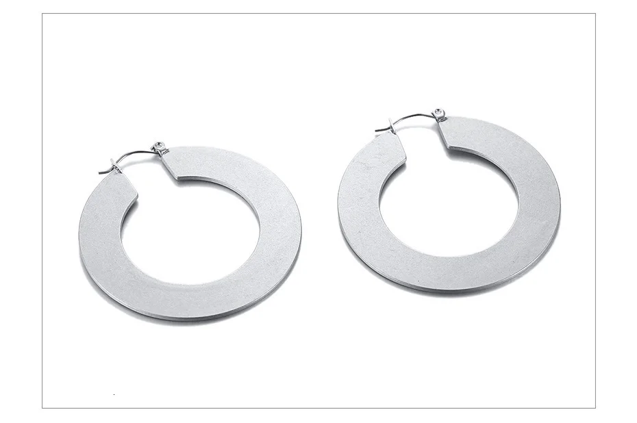 Vnox, простые круглые серьги-кольца для женщин, женские ювелирные изделия, золото и серебро, тон, нержавеющая сталь, brinco Bijoux