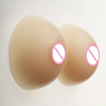 

A To FF Cup Silicone Breast Forms Round Realistic Boobs Mastectomy Bra Enhancer Push Up Bra Seamless Full Cup Crossdresser
