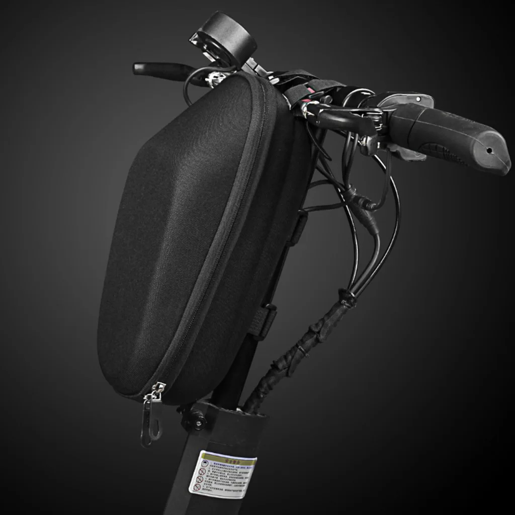  Handlebar Waterproof EVA Bag Bike Front Handle Basket Zipper Pouch