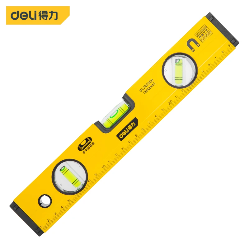 Deli Digital Protractor Angle Finder Inclinometer Electronic Measurement Level Angle Slope Test Ruler Length 300mm Three Styles