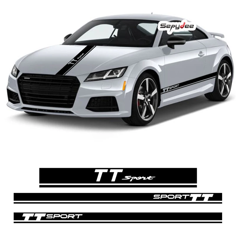 3 шт. наклейки на крышку капота автомобиля для Audi TT 8N 8J 8S MK1 MK2 MK3 | Автомобили и