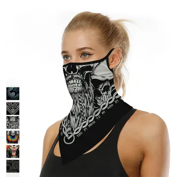 

Sport Mask Scarf Cycling Face Mask Triangle Half Face Breathable Dust-proof Headband Motorcycle Face Masks Festival Mask