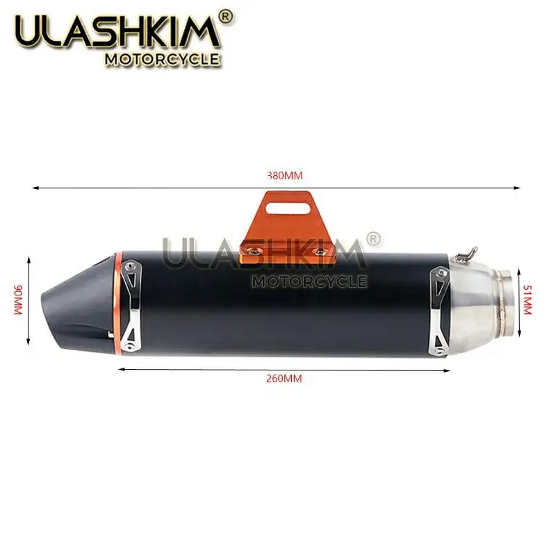BWS125 мотоцикл Выхлопная полная система средняя звеньевая труба + глушитель для
